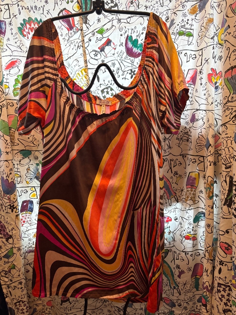 Nicky B Silk/ Cotton Pucci inspired tunic